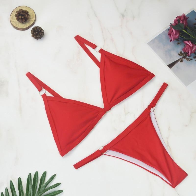 Stijlvolle Triangel Bikini Set voor Dames