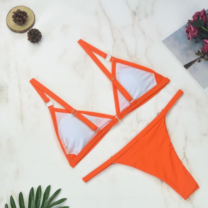 Stijlvolle Triangel Bikini Set voor Dames