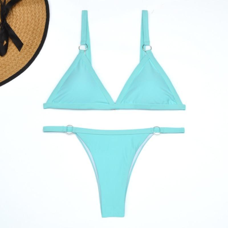 Stijlvolle Triangel Bikini Set voor Dames
