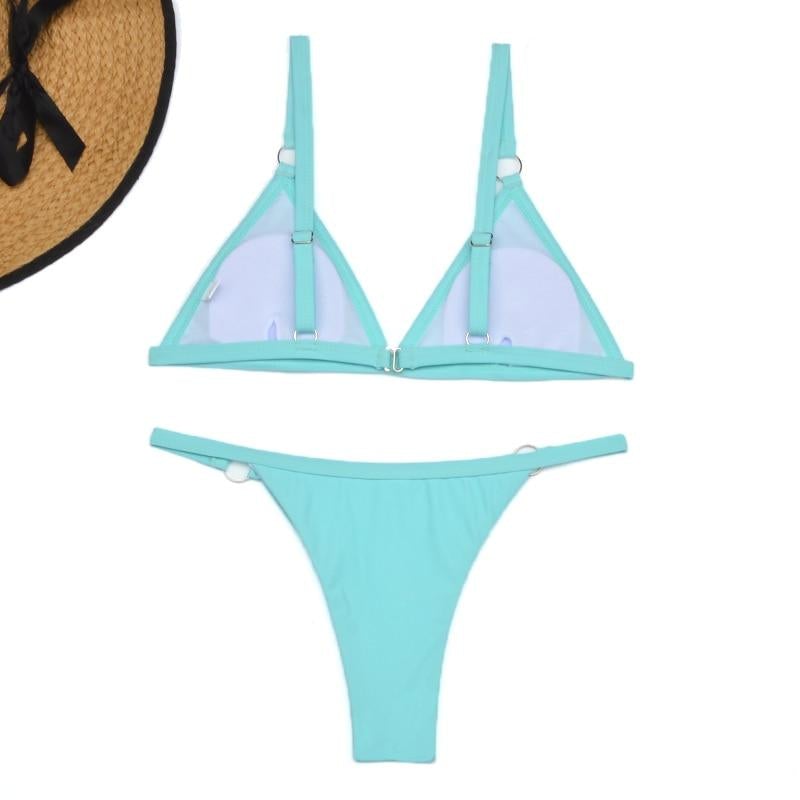 Stijlvolle Triangel Bikini Set voor Dames