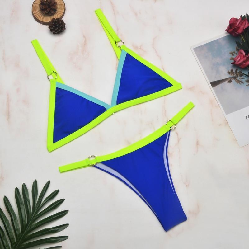 Stijlvolle Triangel Bikini Set voor Dames