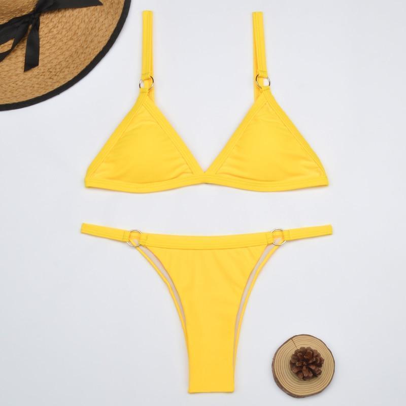 Stijlvolle Triangel Bikini Set voor Dames