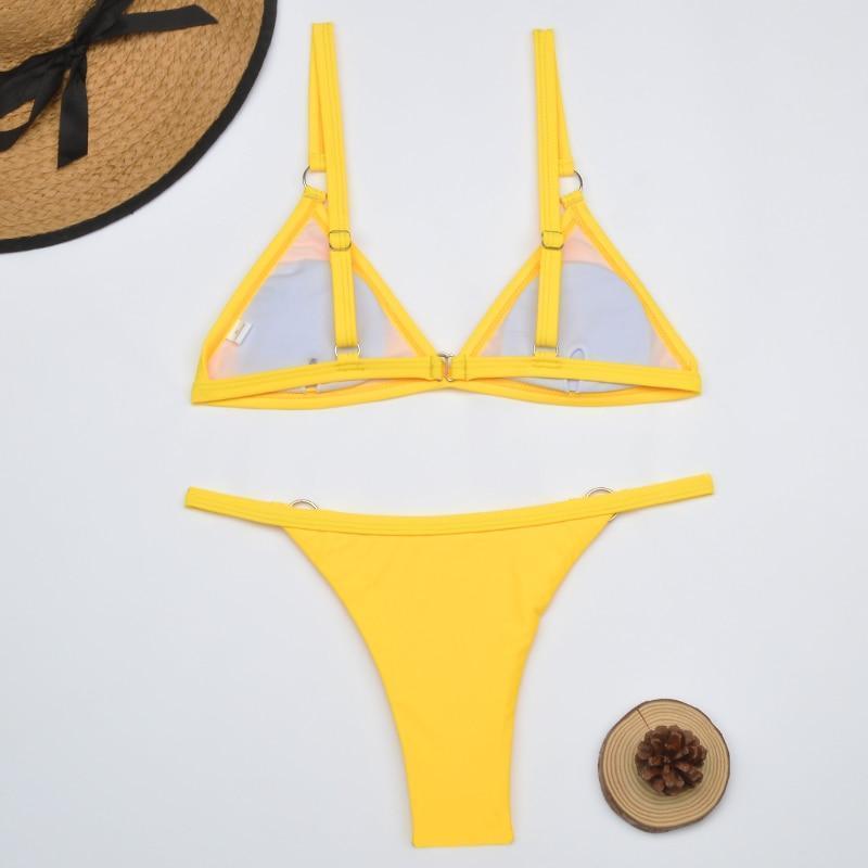 Stijlvolle Triangel Bikini Set voor Dames