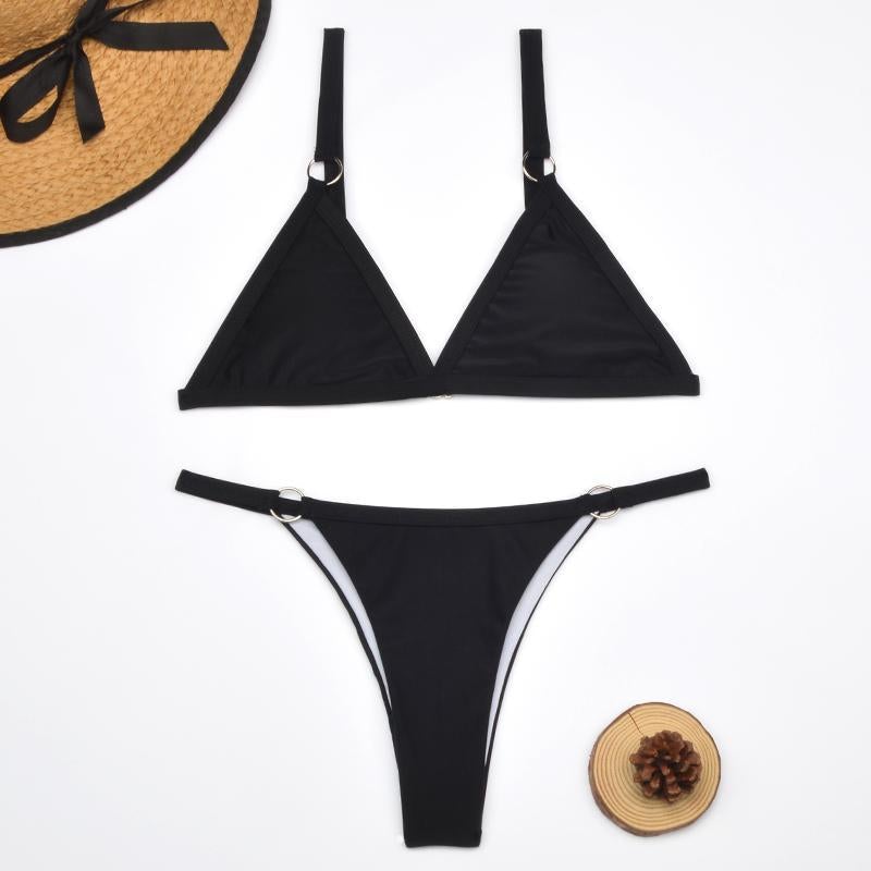 Stijlvolle Triangel Bikini Set voor Dames