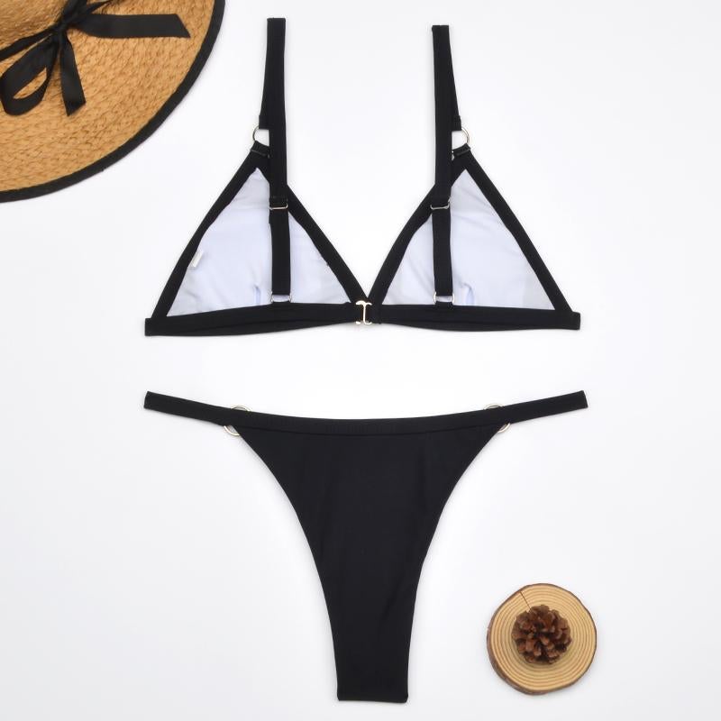 Stijlvolle Triangel Bikini Set voor Dames