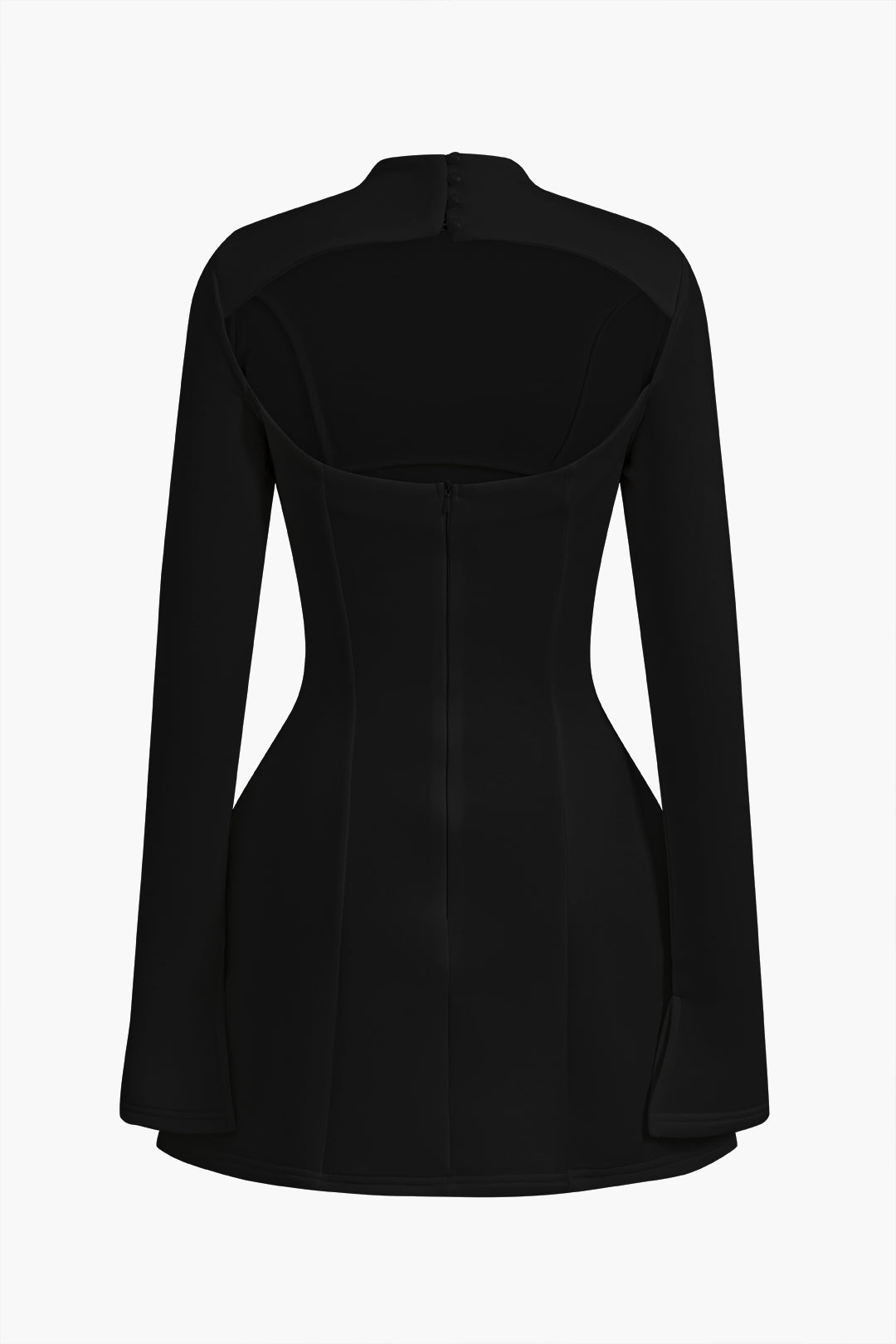 Rugloze mini-jurk
