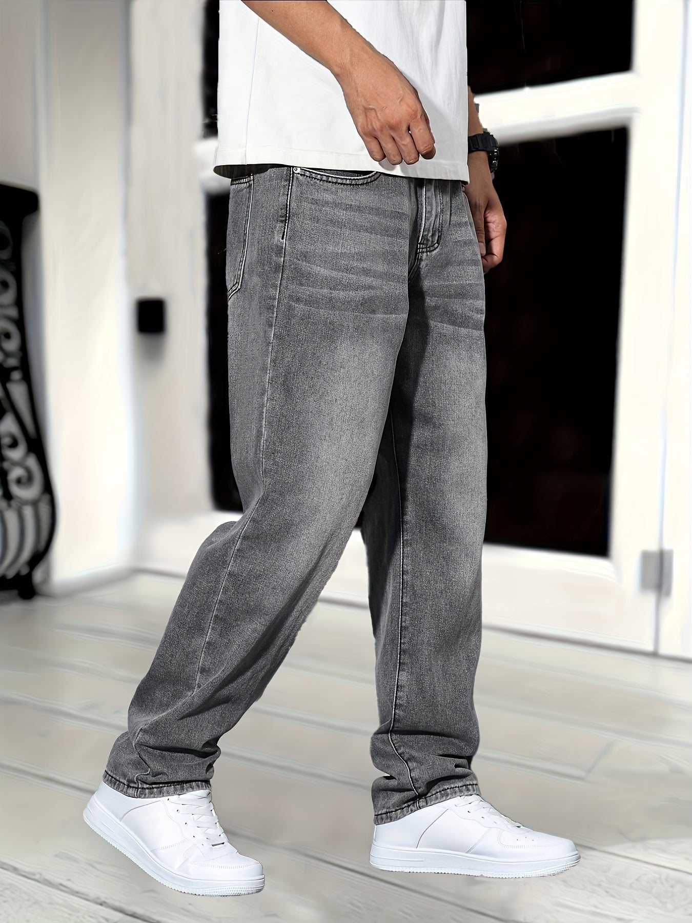 Tijdloze straight-cut jeans voor heren