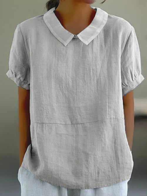 Dames Linnen Blouse – Ideaal voor Zomerse Dagen