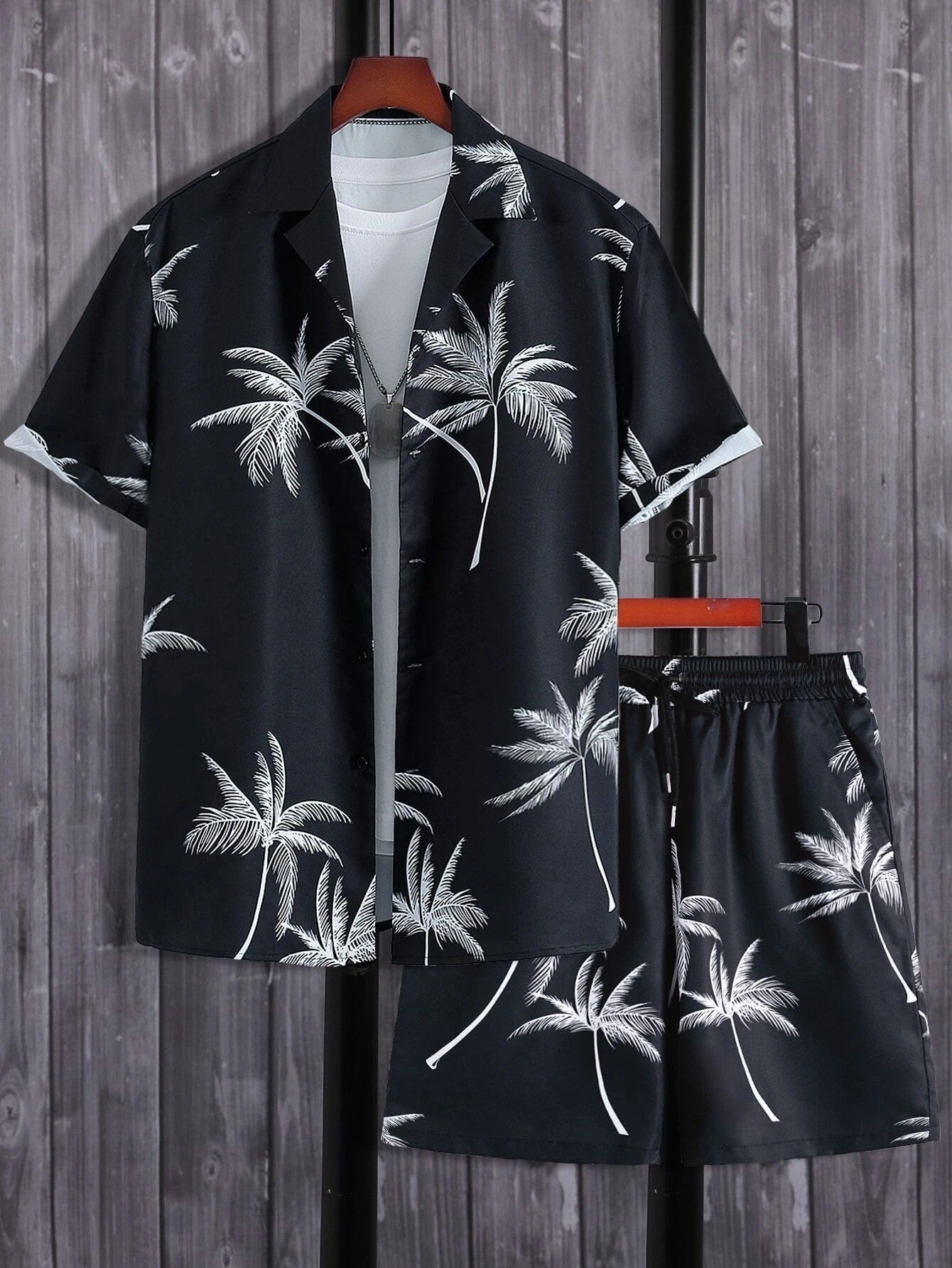 Lichtgewicht tropische outfitset voor heren