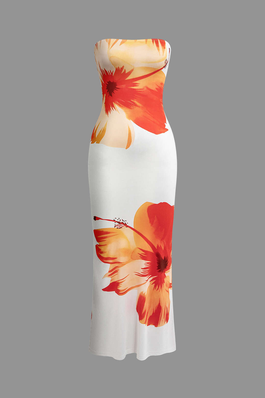 Bloemenprint Midi Jurk