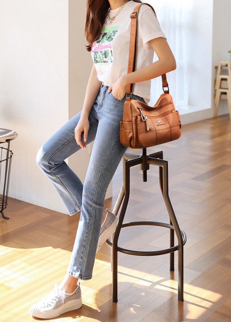 Luxe leren tas voor dames