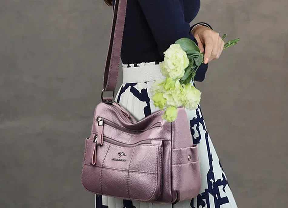 Luxe leren tas voor dames
