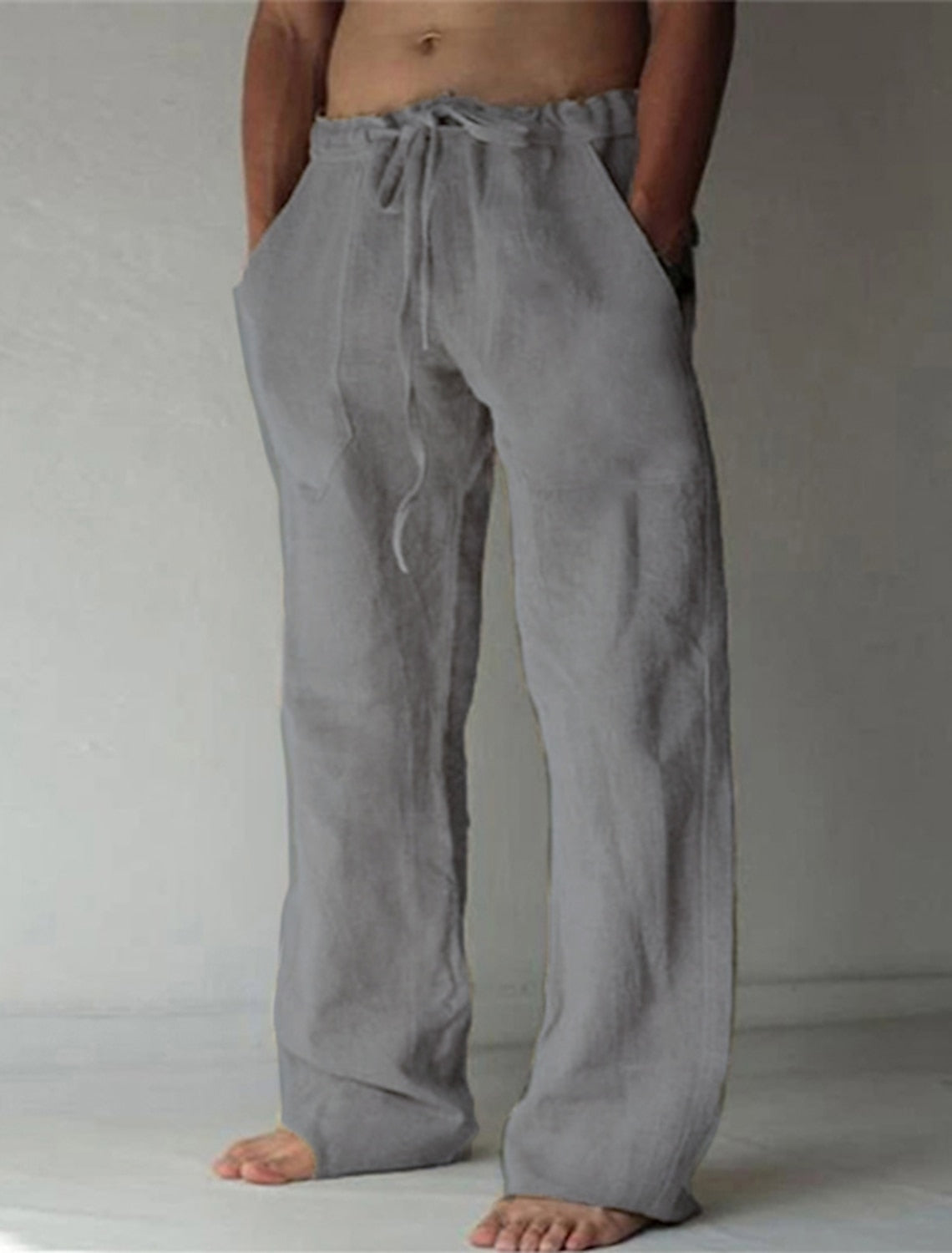 Relaxte Fit Leren Broek voor Heren