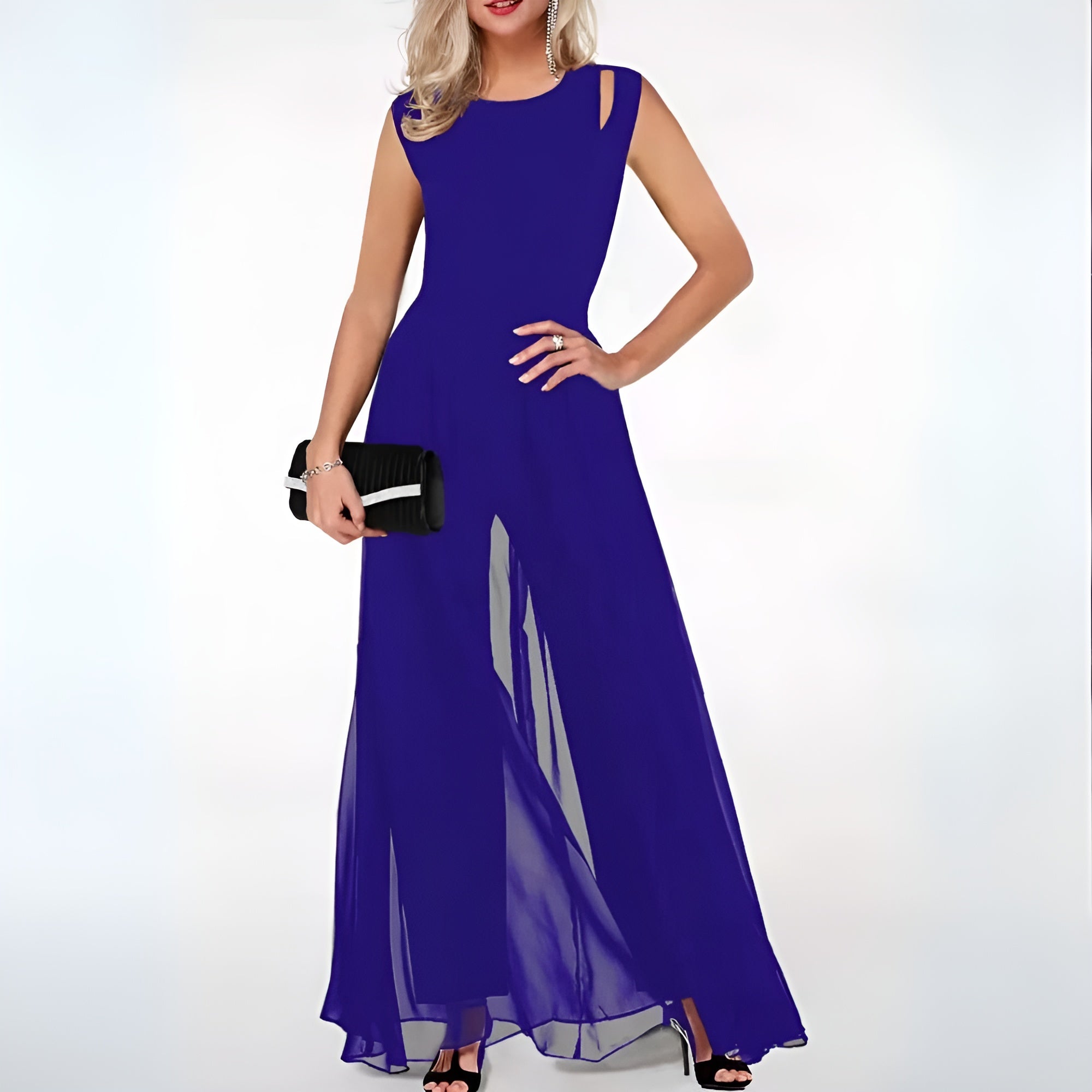 Elegante maxi jurk ontworpen voor dames