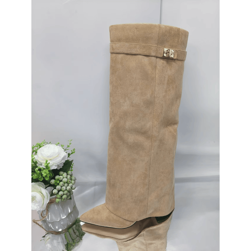 Elegante Hoge Suède Laarzen voor Dames