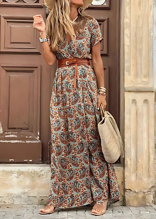Stijlvolle casual maxi-jurk voor dames