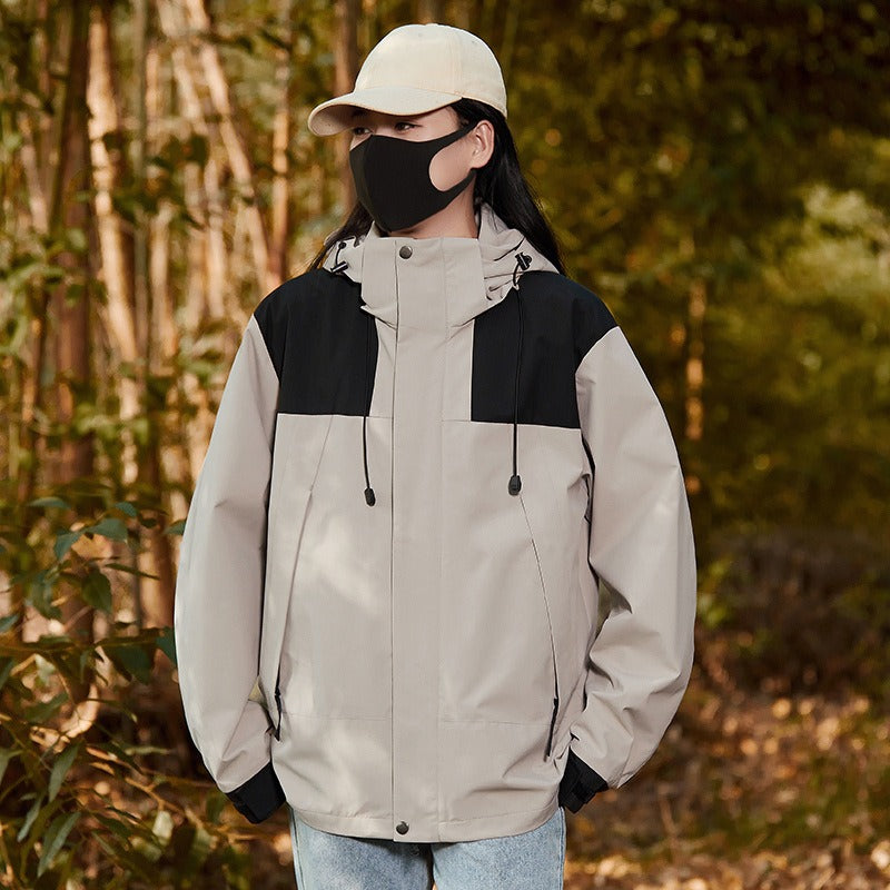 Dames Jas – Relaxte Pasvorm – Verstelbare Capuchon – Wind- en Waterafstotend Outdoor