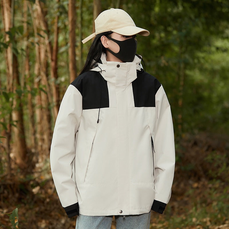 Dames Jas – Relaxte Pasvorm – Verstelbare Capuchon – Wind- en Waterafstotend Outdoor