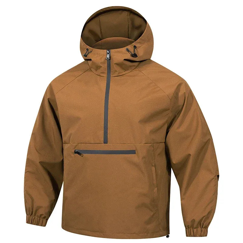 Men's Hoodie – Relaxed Fit – Half-Zip with Hood – Breathable and Sustainable Design