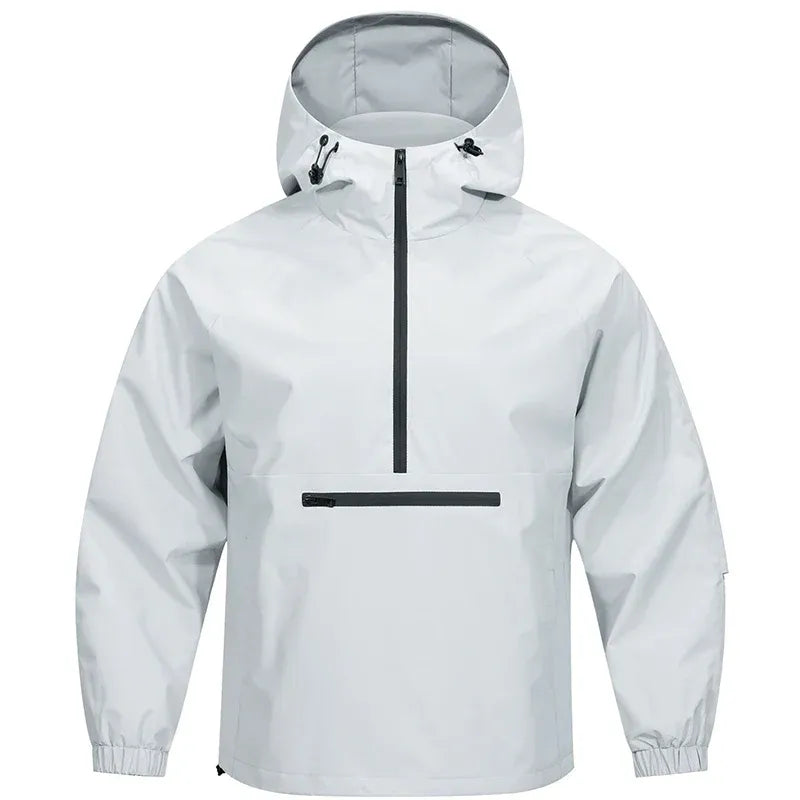 Men's Hoodie – Relaxed Fit – Half-Zip with Hood – Breathable and Sustainable Design