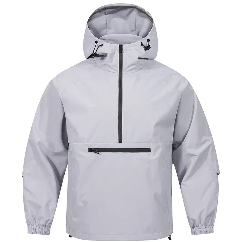 Men's Hoodie – Relaxed Fit – Half-Zip with Hood – Breathable and Sustainable Design