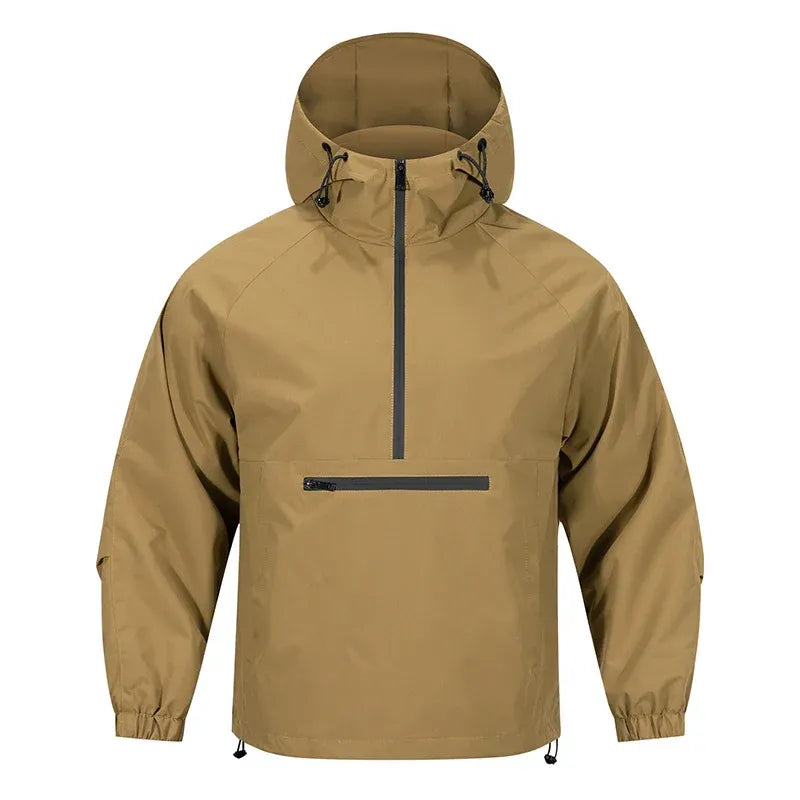 Men's Hoodie – Relaxed Fit – Half-Zip with Hood – Breathable and Sustainable Design