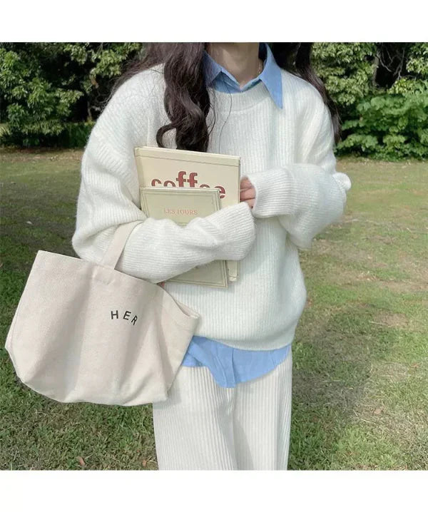 Dames trui – Oversized pasvorm – Zacht gebreid – Geribde boorden – Casual stijl