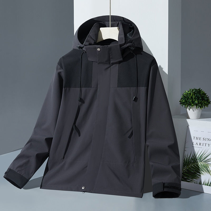 Dames Jas – Relaxte Pasvorm – Verstelbare Capuchon – Wind- en Waterafstotend Outdoor