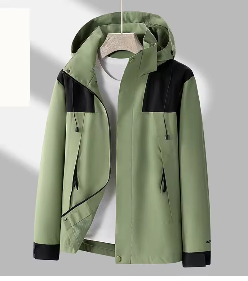 Dames Jas – Relaxte Pasvorm – Verstelbare Capuchon – Wind- en Waterafstotend Outdoor