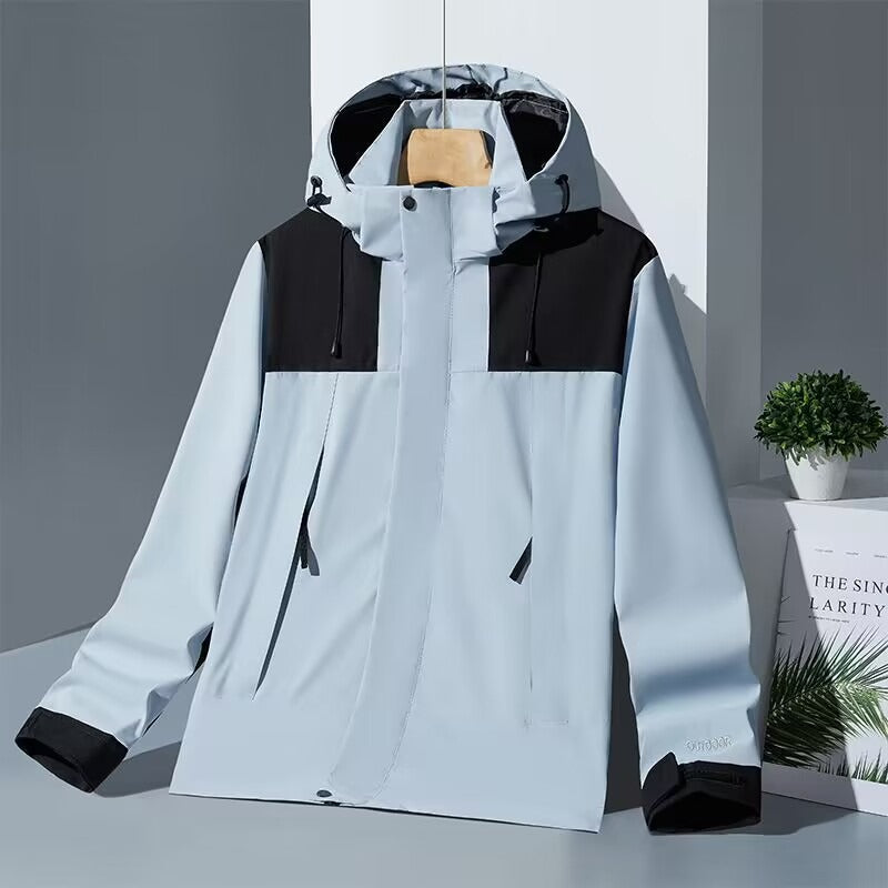 Dames Jas – Relaxte Pasvorm – Verstelbare Capuchon – Wind- en Waterafstotend Outdoor