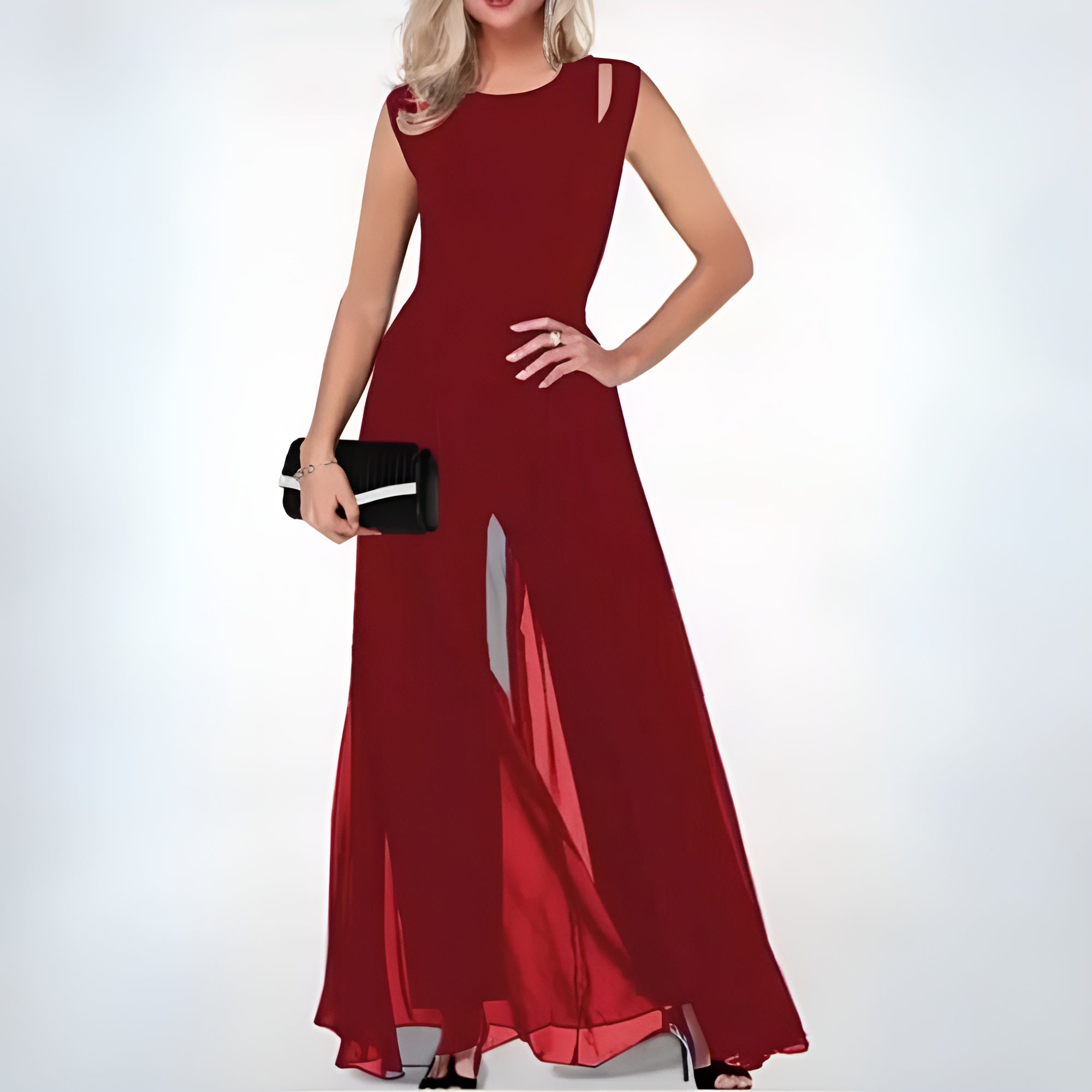Elegante maxi jurk ontworpen voor dames