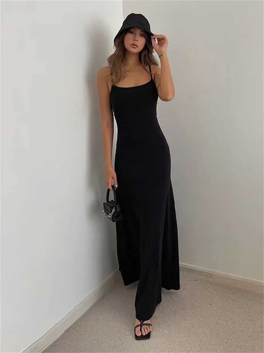 Elegante maxi jurk ontworpen voor dames