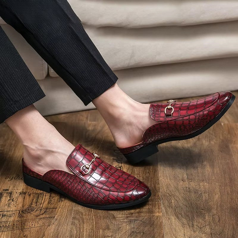 Naples Crocodile Lederen Loafers voor Heren