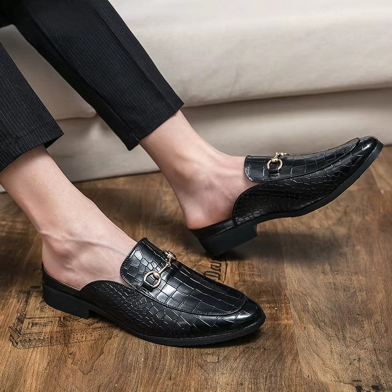 Naples Crocodile Lederen Loafers voor Heren