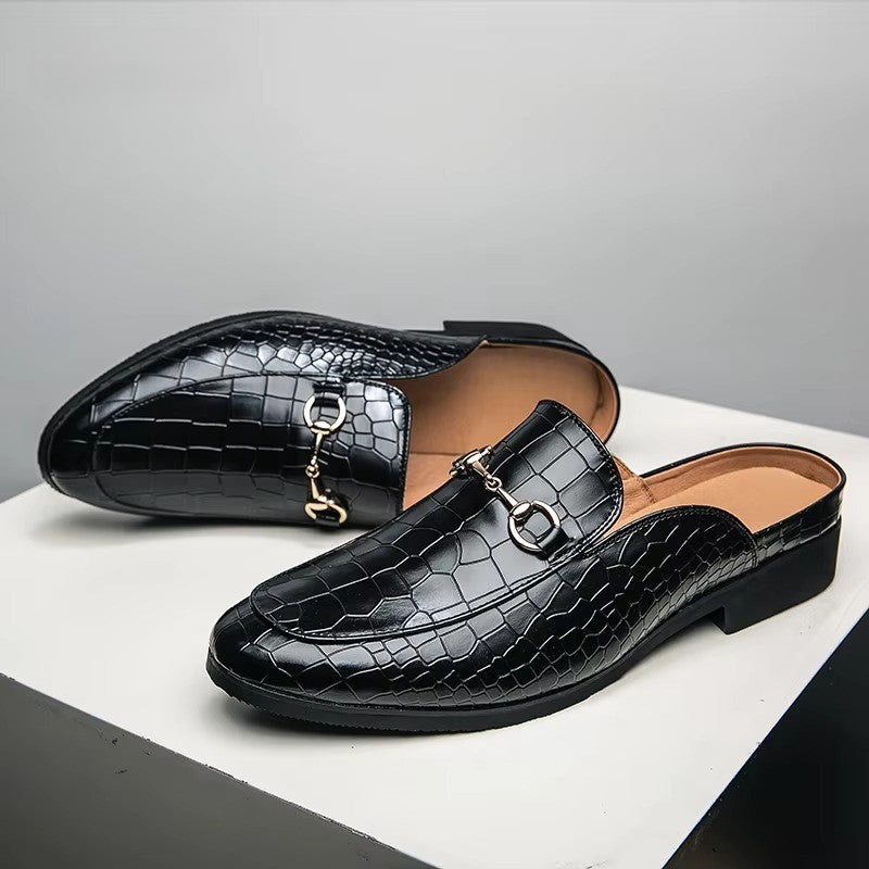 Naples Crocodile Lederen Loafers voor Heren