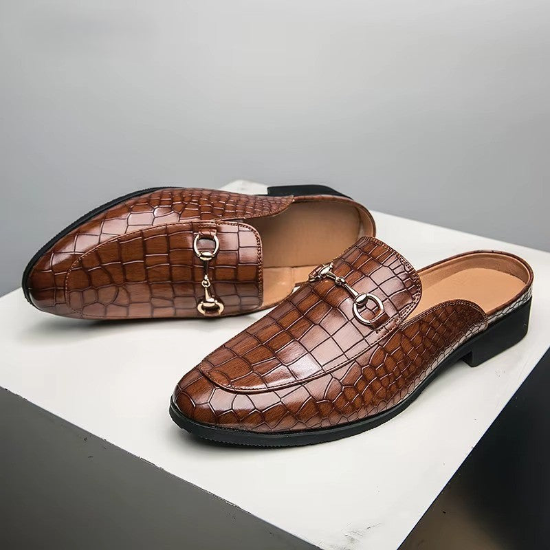 Naples Crocodile Lederen Loafers voor Heren