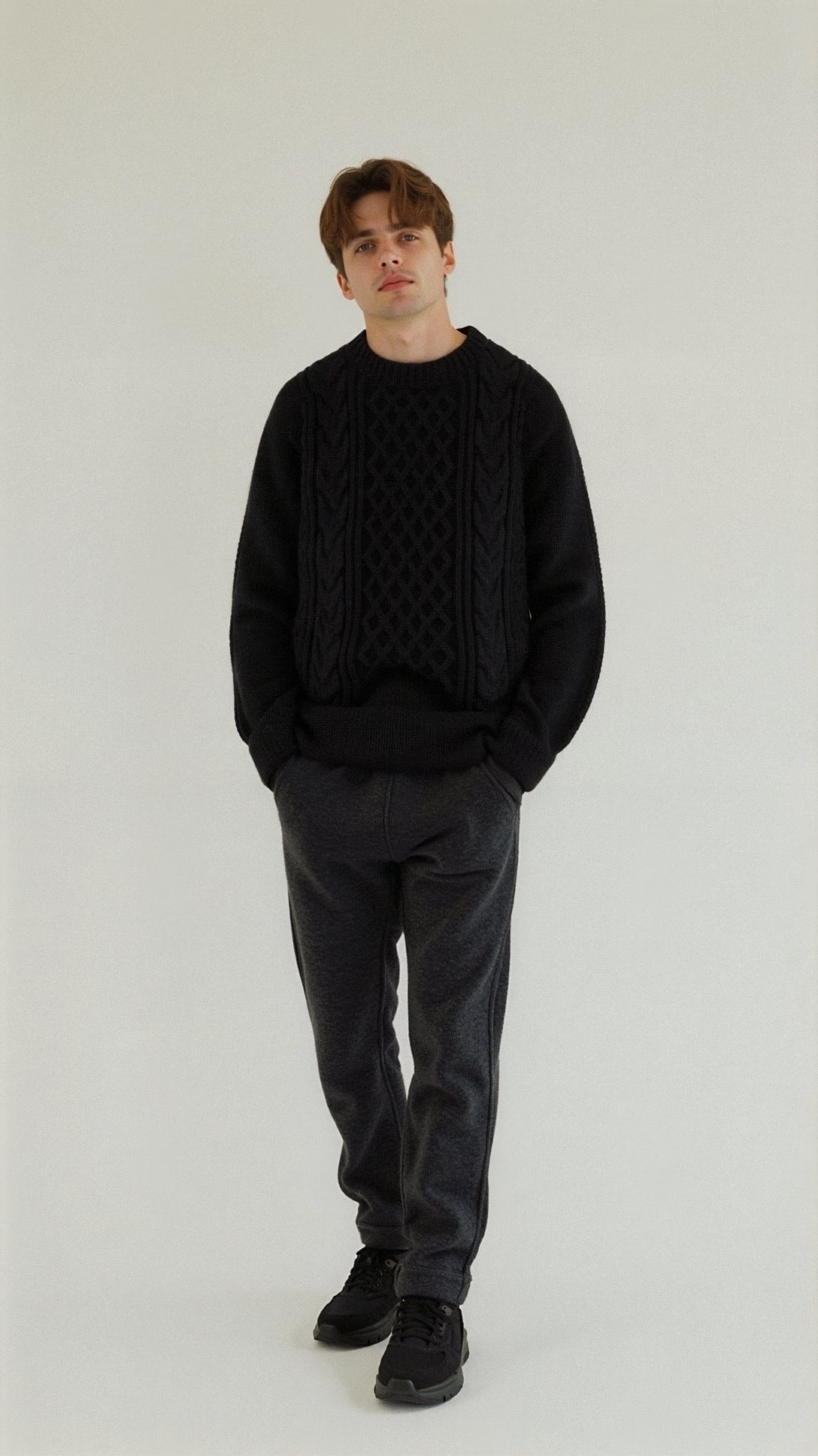 Dames Kabelgebreide Pullover – Zacht en Elegant