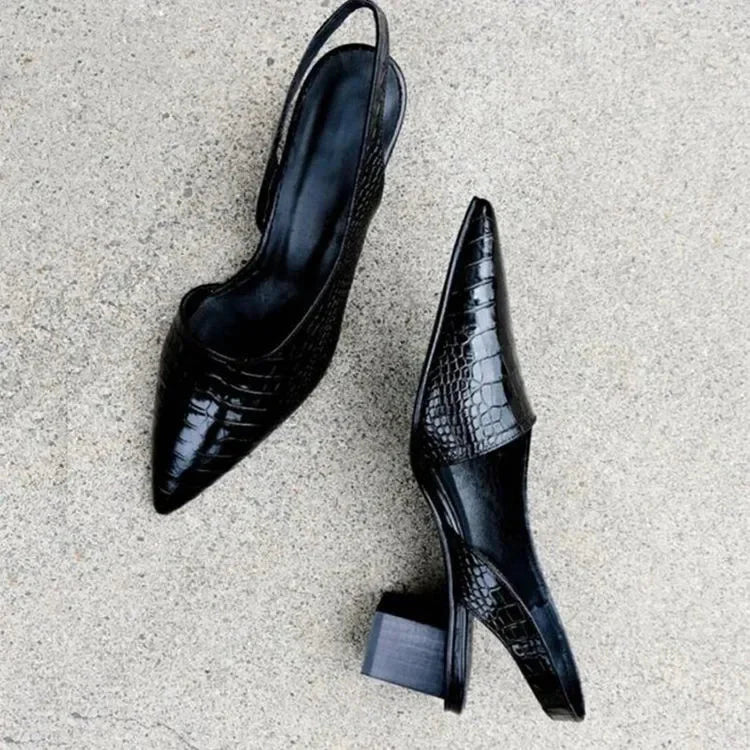 Elegante Leren Pumps voor Dames