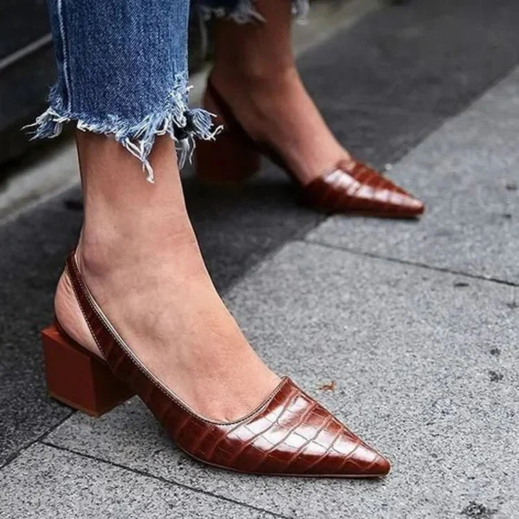 Elegante Leren Pumps voor Dames
