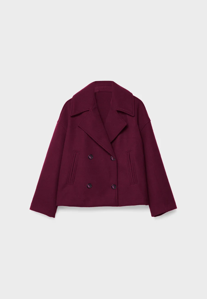 Arta Double-Breasted Coat | Buttoned Coat