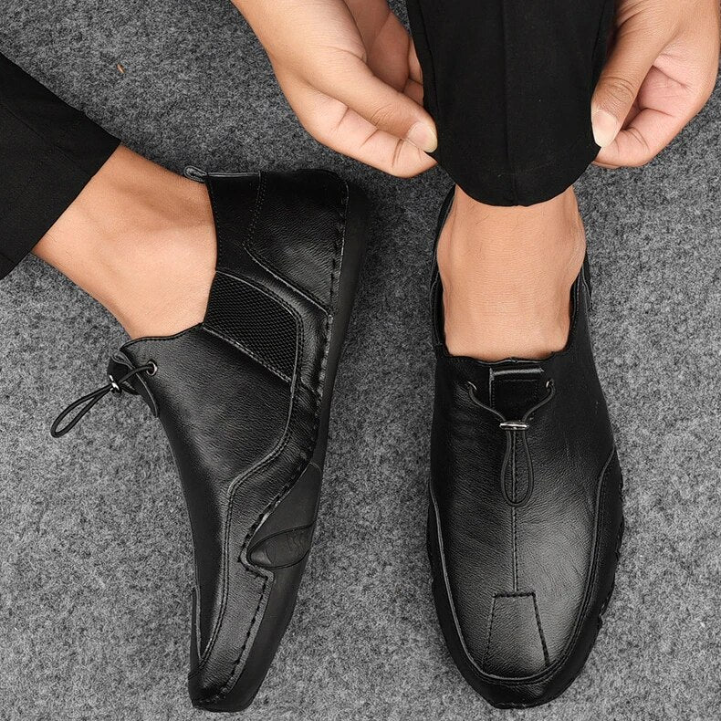 Comfortabele Leren Loafers met Orthopedische Ondersteuning voor Heren