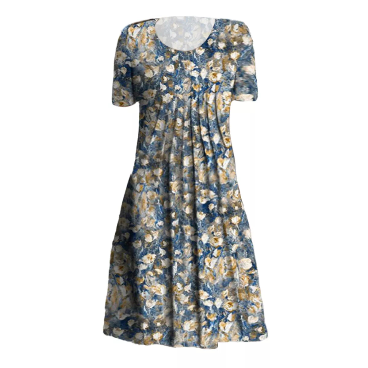 Zomerse Midi Jurk met Bloemenprint voor Dames