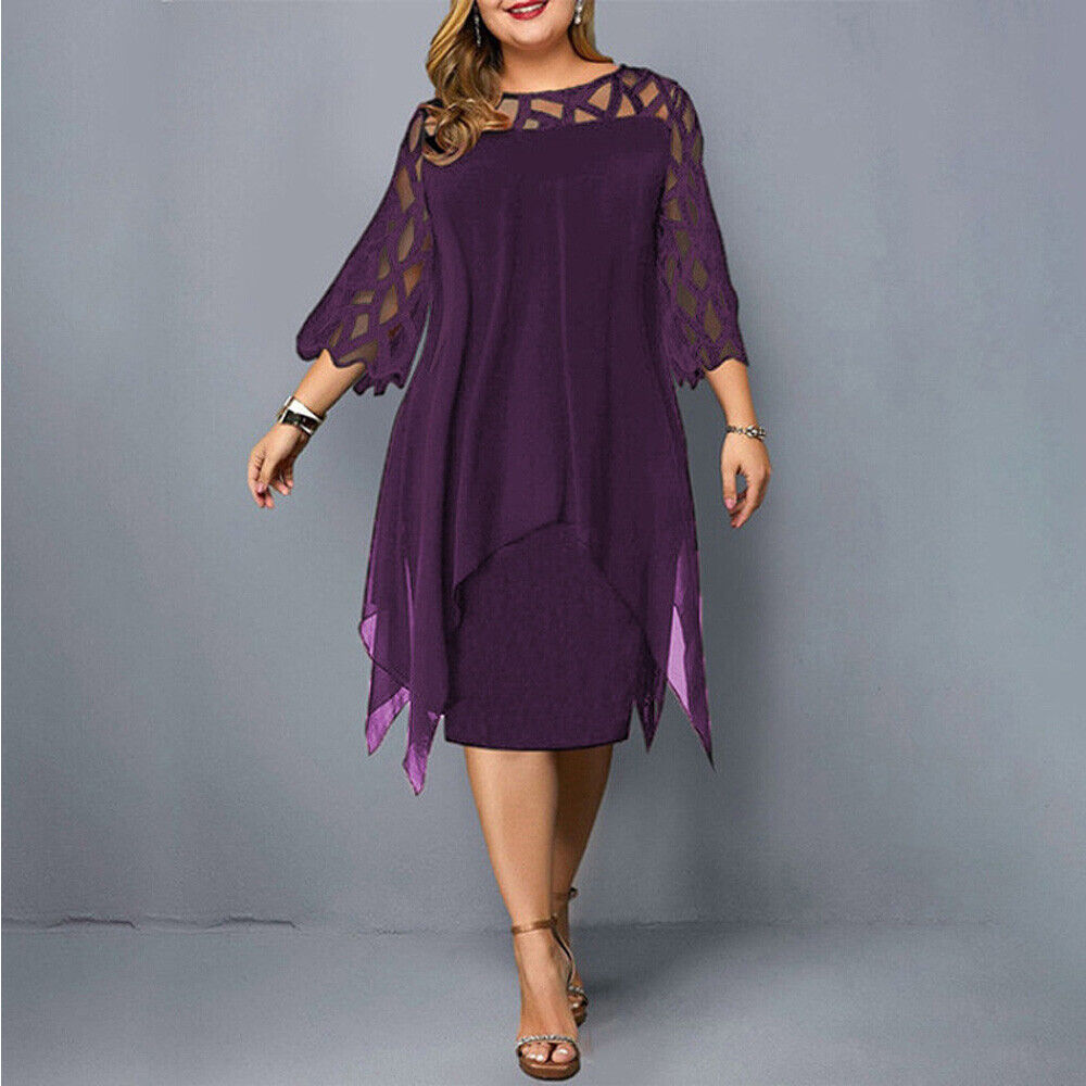 Stijlvolle Oversized Midi Jurk voor Vrouwen