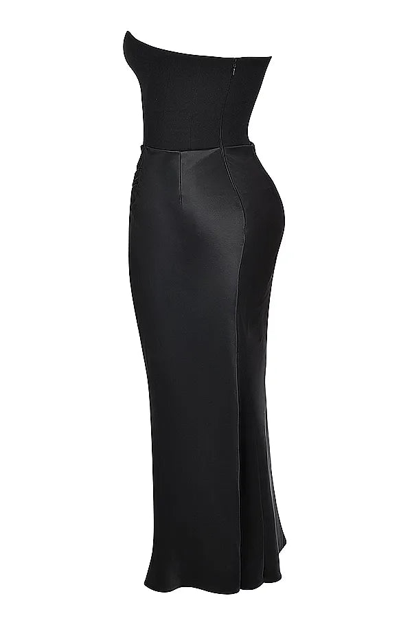 Rosalind Maxi Jurk - Zwart