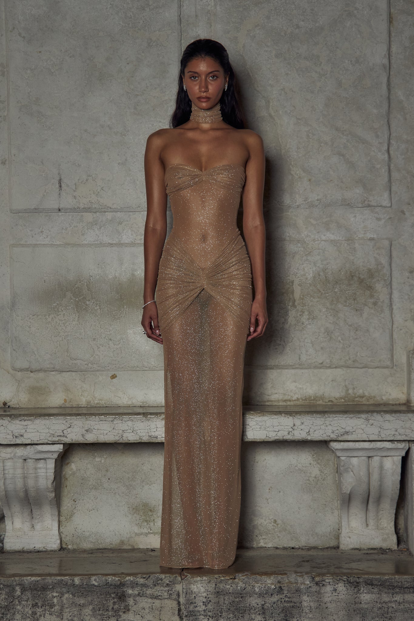 Prachtige Twilight Luminescence Maxi Jurk