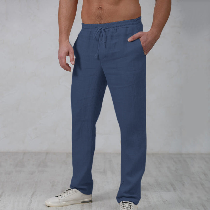 Elegante linnen joggingbroek voor heren