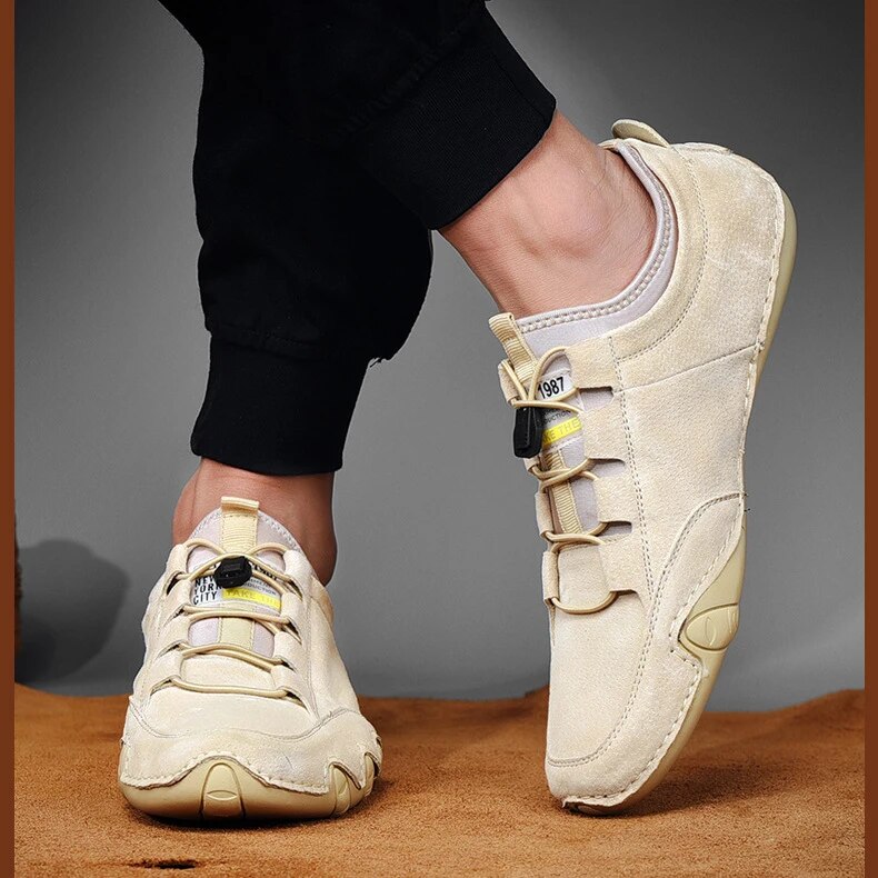 Comfortabele Leren Loafers met Orthopedische Ondersteuning voor Heren
